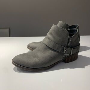 Fergalicious Gray Ankle Boots